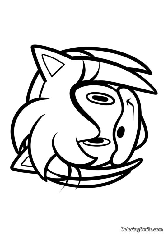 Amy Rose - Ausmalbild