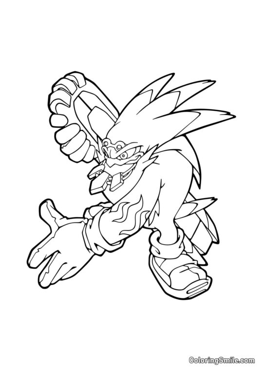 Albatros Sturm - Ausmalbild