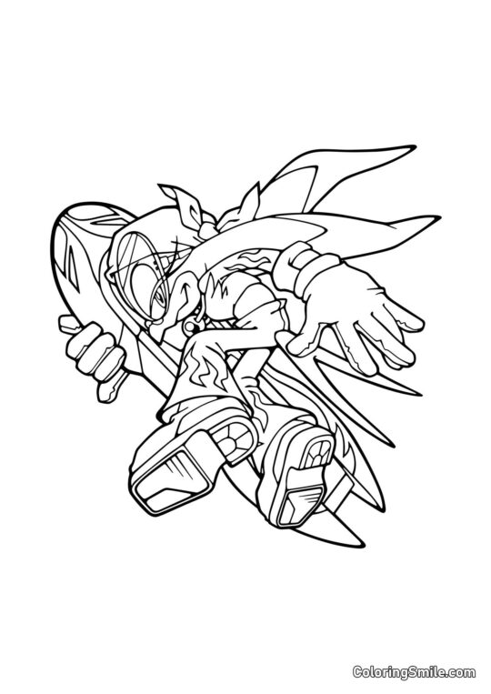 Schwalbenwelle - Ausmalbild