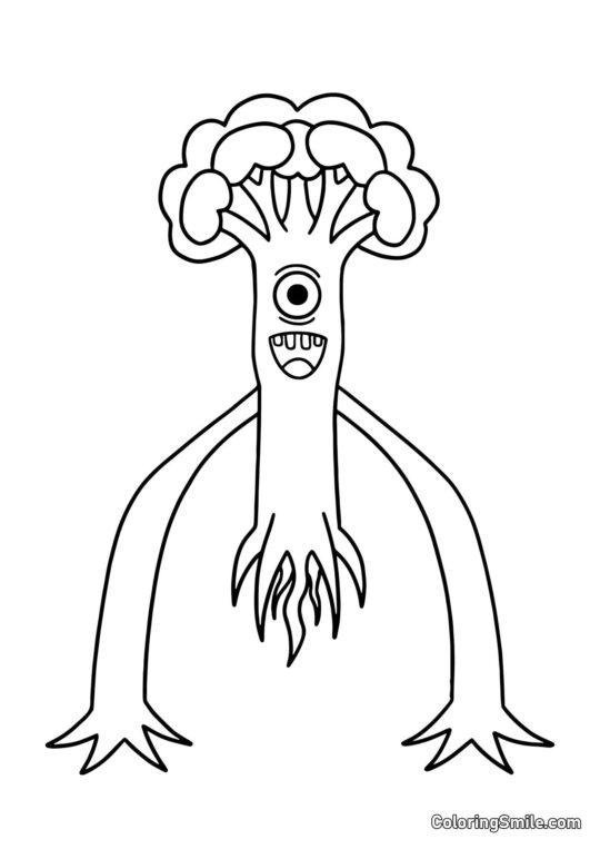 Großer Victor aus dem Banban Kindergarten - Ausmalbild