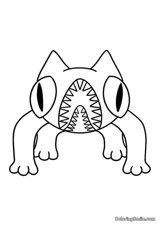 Lazcat aus dem Banban Kindergarten - Ausmalbild