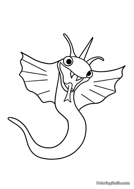 Schweigender Steve aus dem Banban Kindergarten - Ausmalbild