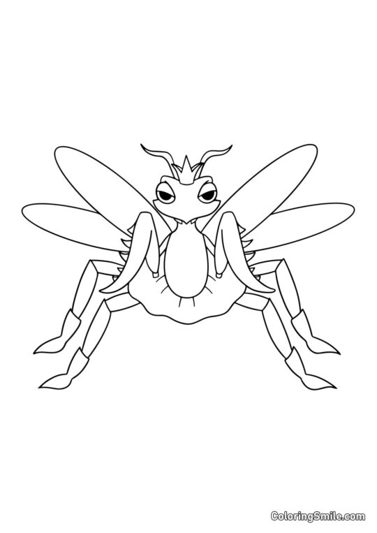 Miss Luna aus dem Banban Kindergarten - Ausmalbild