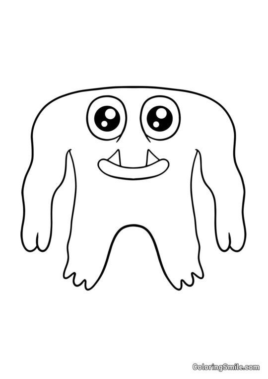 Captain Fiddles aus dem Banban Kindergarten - Ausmalbild