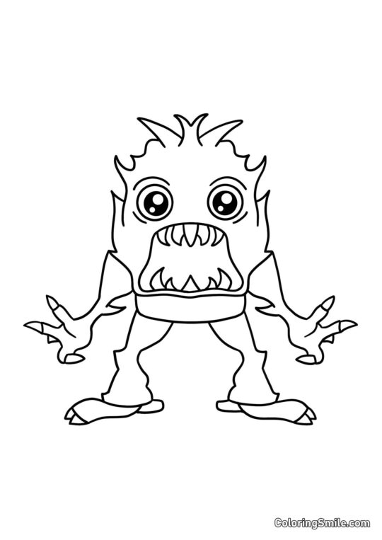 Jäger Tim aus dem Banban Kindergarten - Ausmalbild