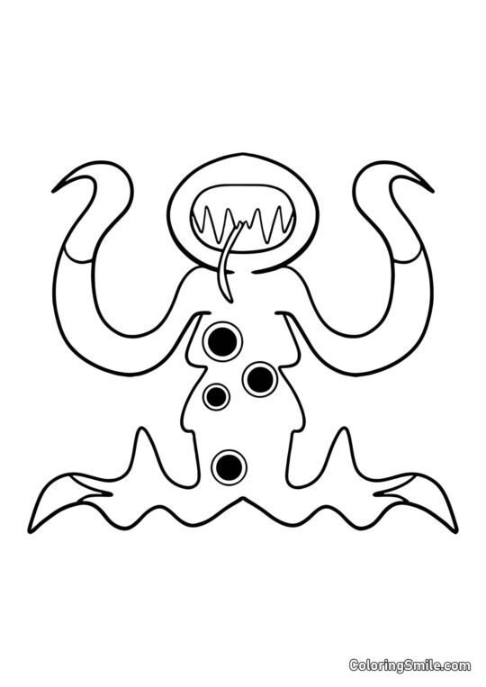 Hungrige Tammy aus dem Banban Kindergarten 4 - Ausmalbild