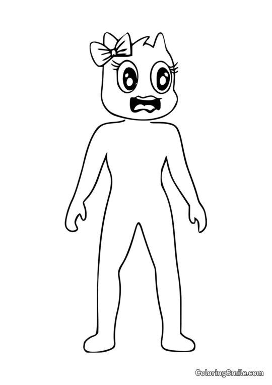 Kawaii Banbalina - Ausmalbild