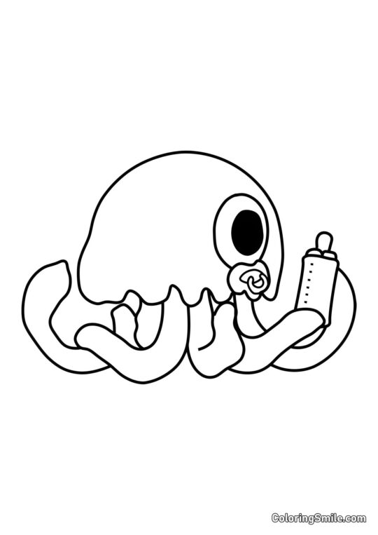 Baby Stinger Flynn - Ausmalbild