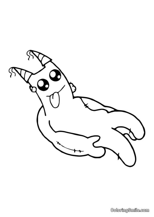 Süßer Banban - Ausmalbild