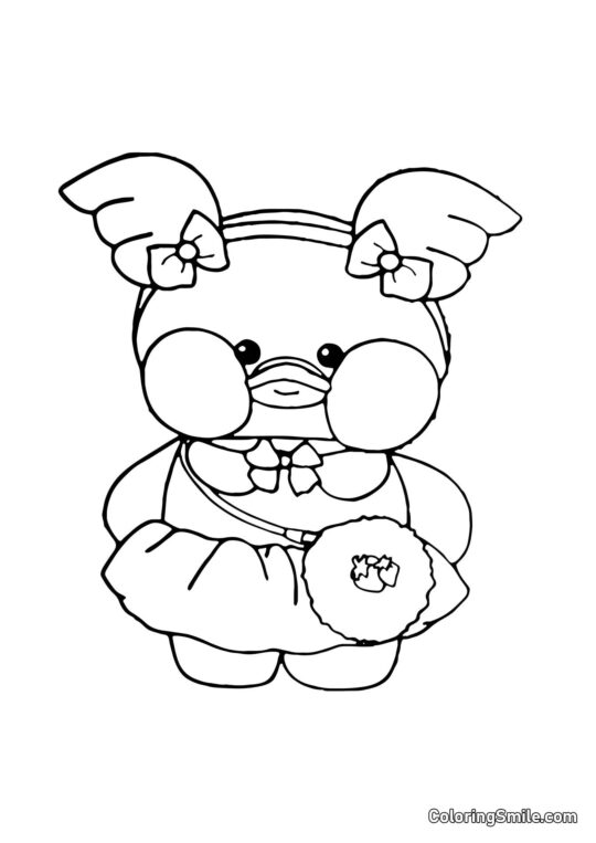 Lalafanfan kleiner Engel Lalafanfan kleiner Engel - Ausmalbild