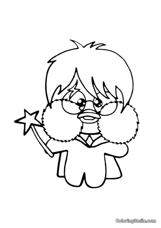 Lalafanfan Harry Potter Lalafanfan Harry Potter - Ausmalbild