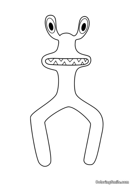 Rosa von Rainbow Friends - Ausmalbild