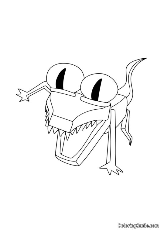 Orange von Rainbow Friends - Ausmalbild