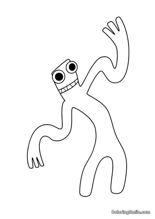 Verwirrtes Grün - Ausmalbild