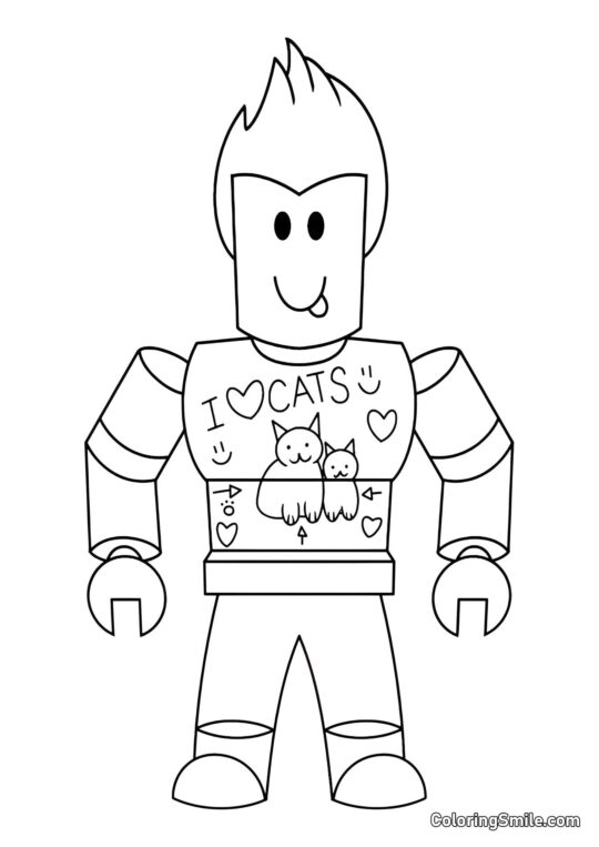 Roblox Denis Daily Roblox Denis Daily - Ausmalbild