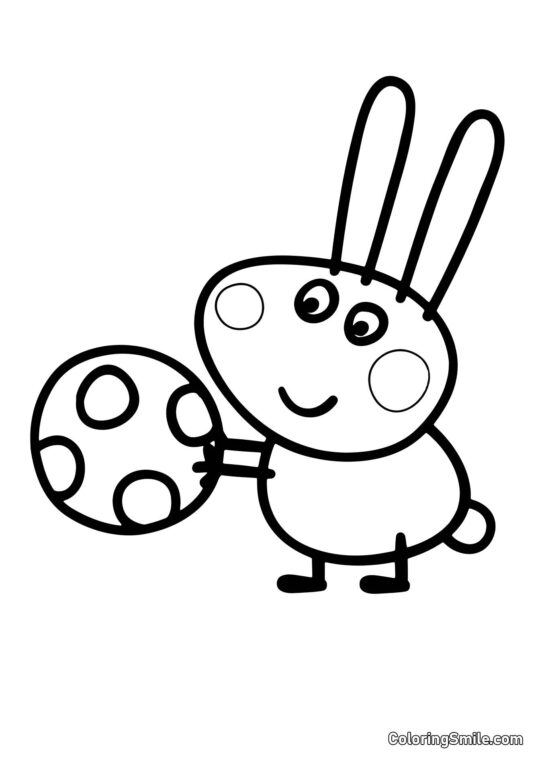 Richard Kaninchen - Ausmalbild