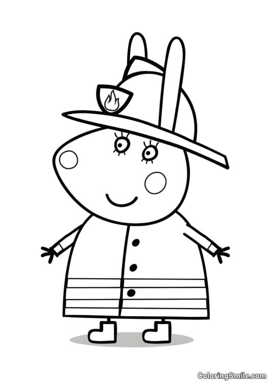 Mama Kaninchen - Ausmalbild