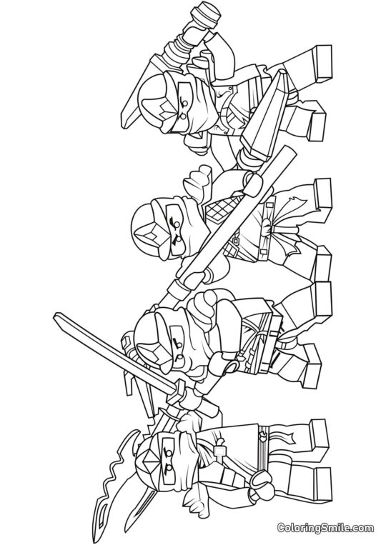 Ninjago Ninjago - Ausmalbild