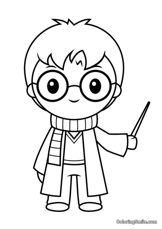 Harry Potter für Kleinkinder - Ausmalbild