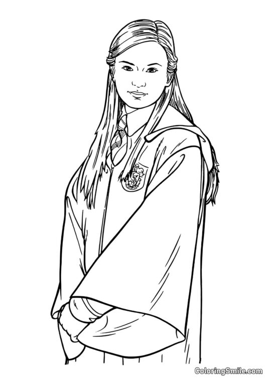 Cho Chang – Harry Potters erste Liebe - Ausmalbild