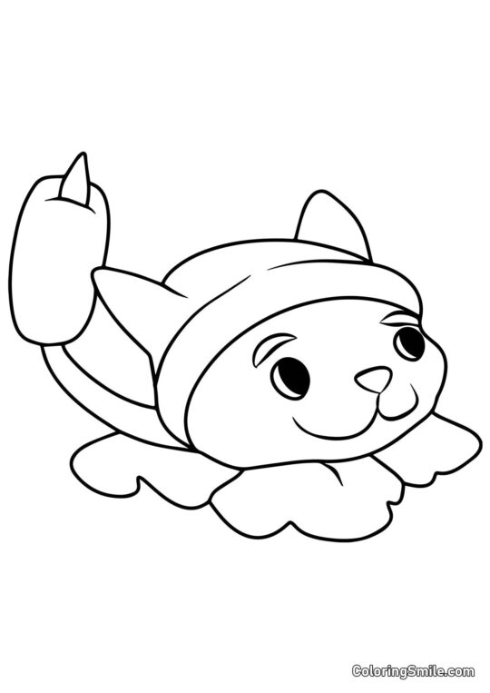 Schilfrohr aus Plants vs. Zombies - Ausmalbild