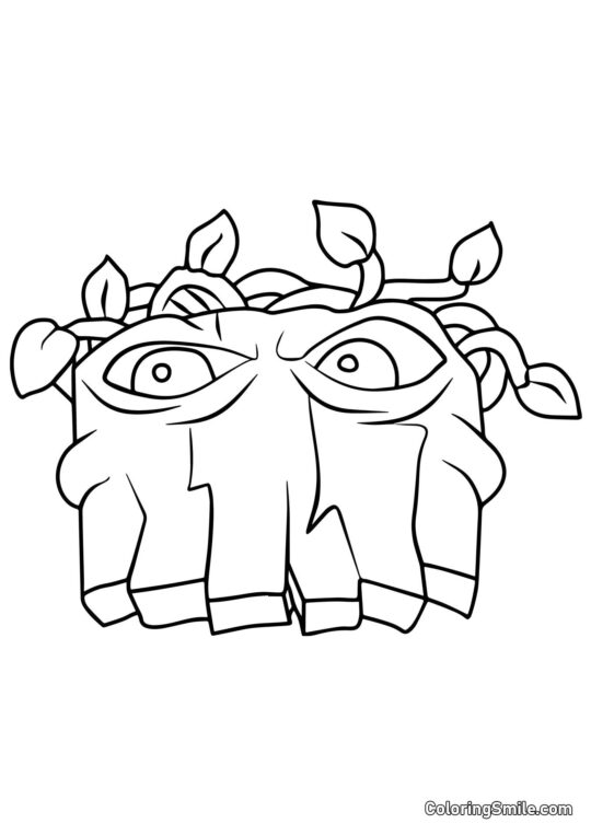 Grab-Buster aus Plants vs. Zombies - Ausmalbild