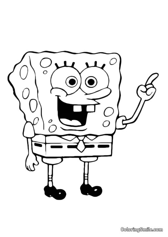 Wow, SpongeBob Wow, SpongeBob - Ausmalbild