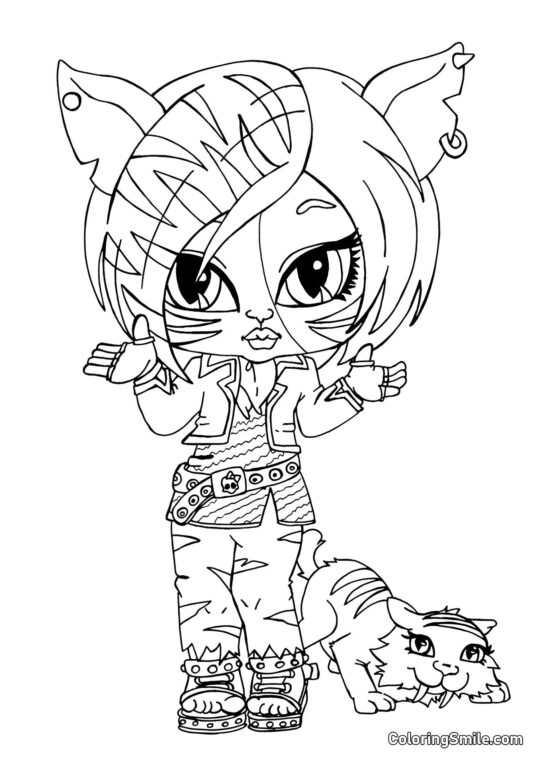 Kleine Toralei Stripe - Ausmalbild