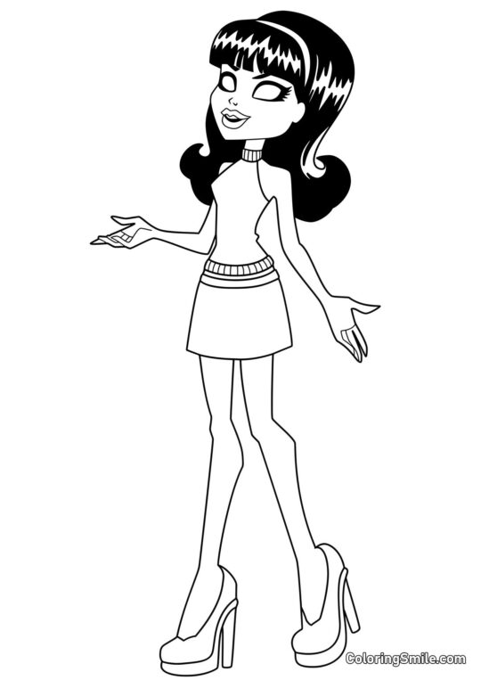 Scarah Screams - Ausmalbild