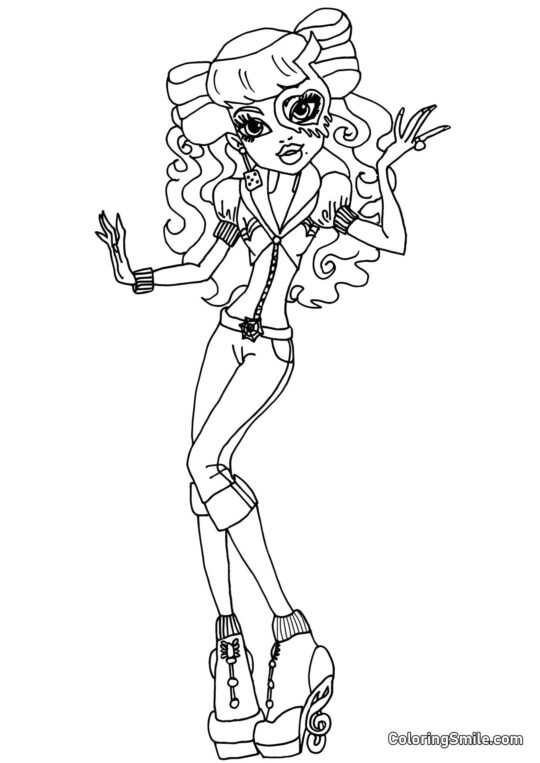Monster High Operetta - Ausmalbild