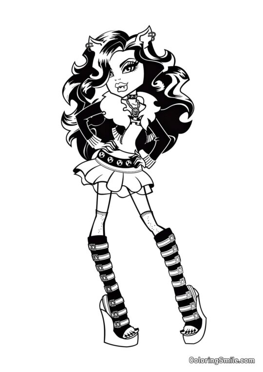 Robecca Steam von Monster High - Ausmalbild