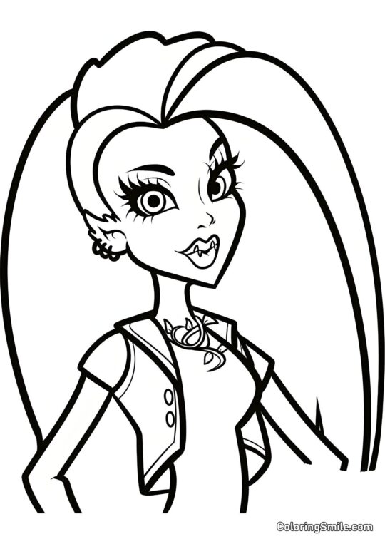 Monster High Venus McFlytrap - Ausmalbild