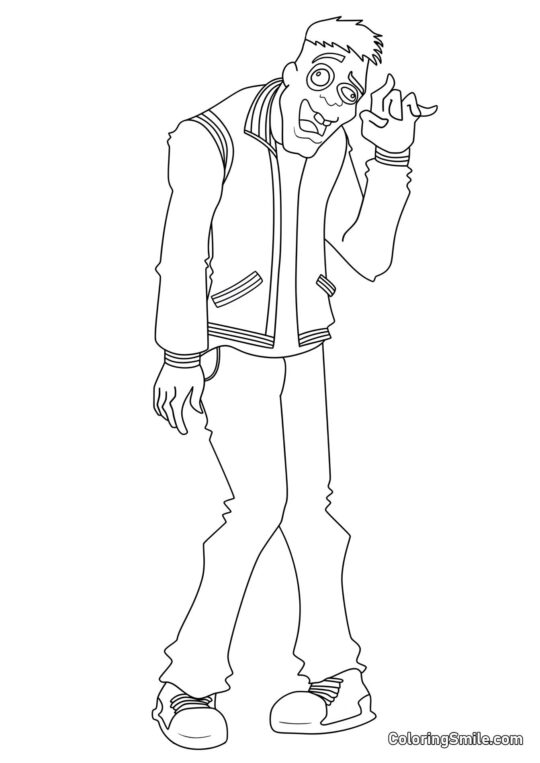 Mo ‚Slow-Mo‘ Deadovitch - Ausmalbild