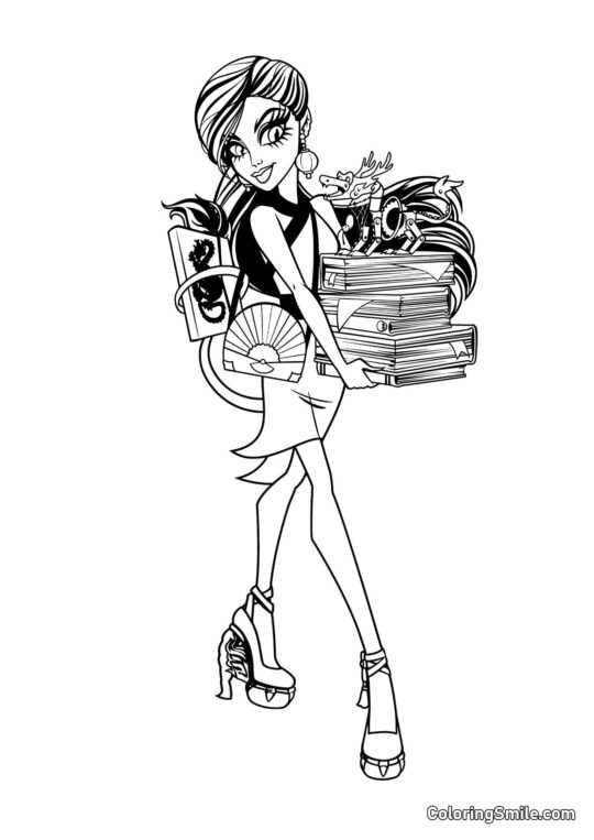 Jinifire Long und Cin - Ausmalbild