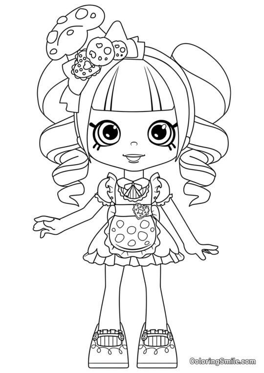 Coco Cookie - Ausmalbild