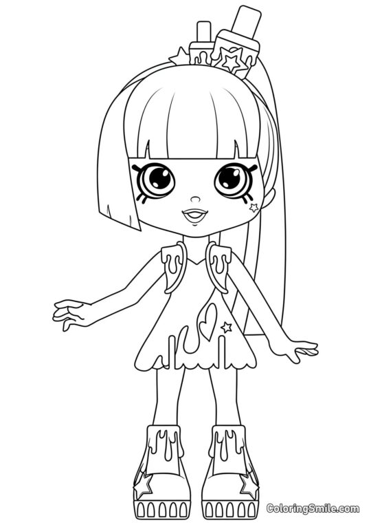 Polly Polish - Ausmalbild