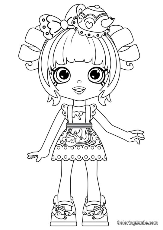 Tippy Teekanne - Ausmalbild