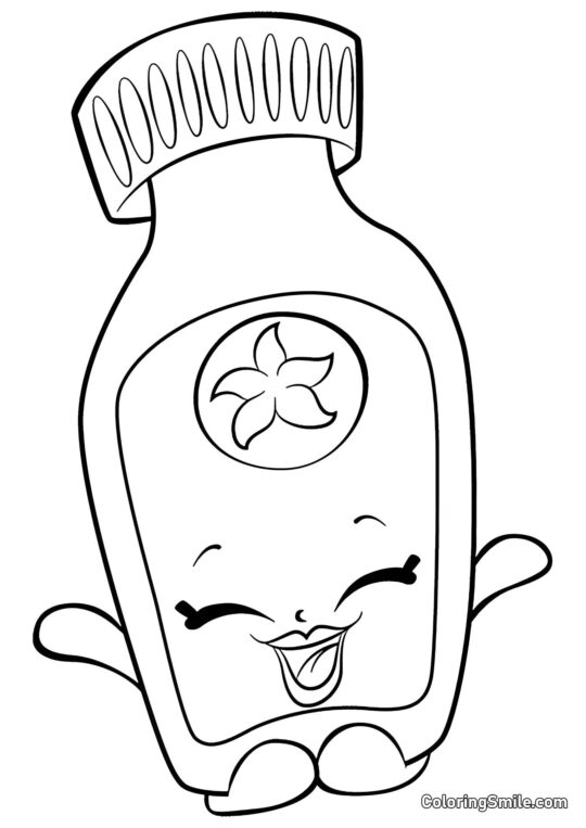 Shopkins Vanille Vicky - Ausmalbild