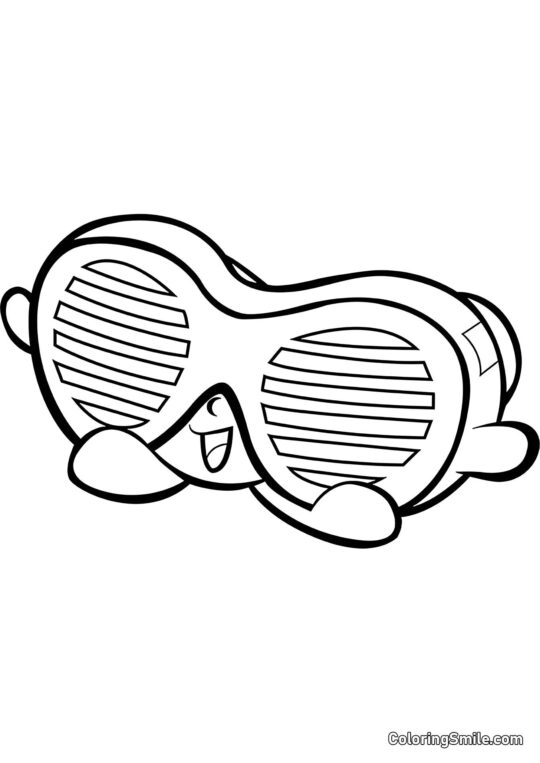 Shopkins Partygäse - Ausmalbild