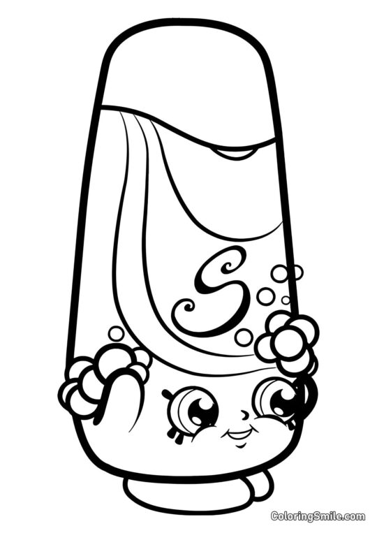 Shopkins Shampi - Ausmalbild