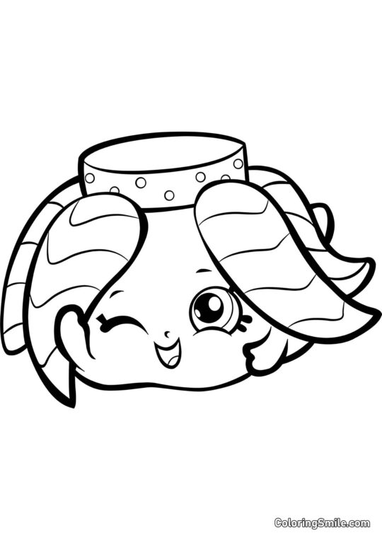 Shopkins Feenrock Fiona - Ausmalbild