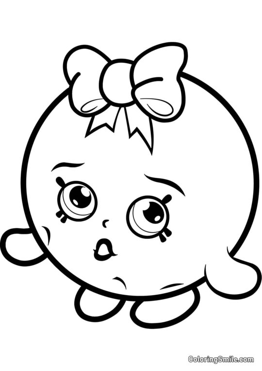 Shopkins Blase - Ausmalbild