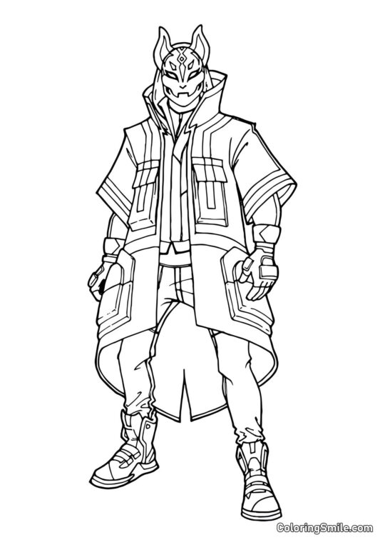 Fortnite Ronin Fortnite Ronin - Ausmalbild