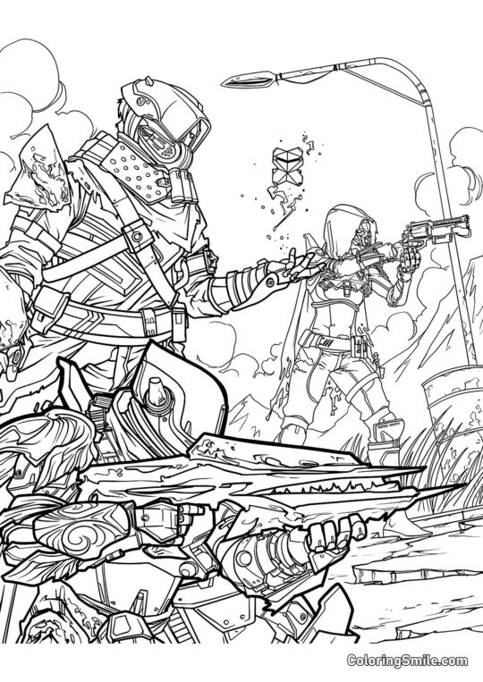 Fortnite Battle Royale Fortnite Battle Royale - Ausmalbild