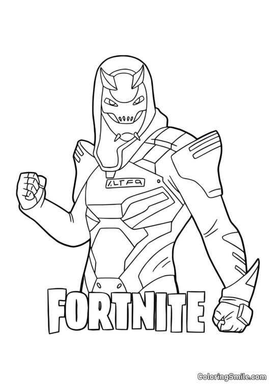 Fortnite Vendetta Fortnite Vendetta - Ausmalbild