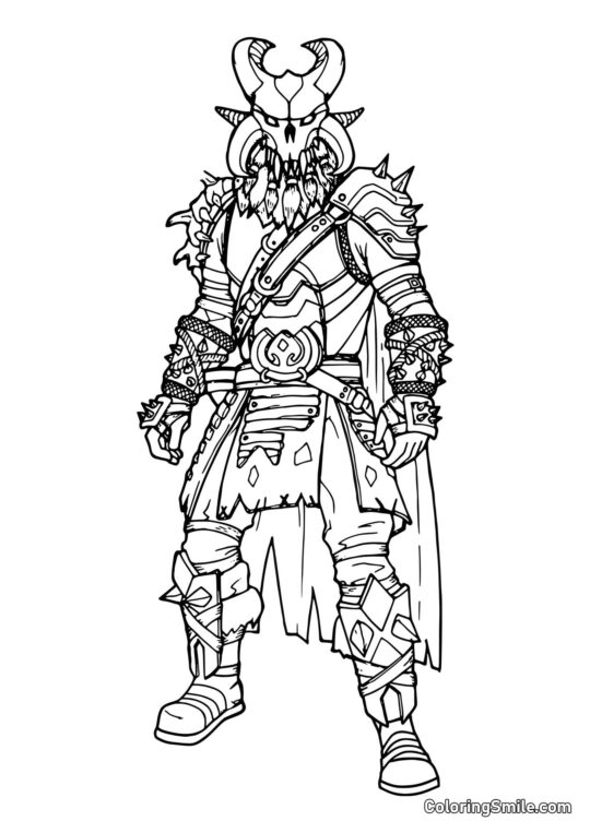 Fortnite Ragnarok Fortnite Ragnarok - Ausmalbild