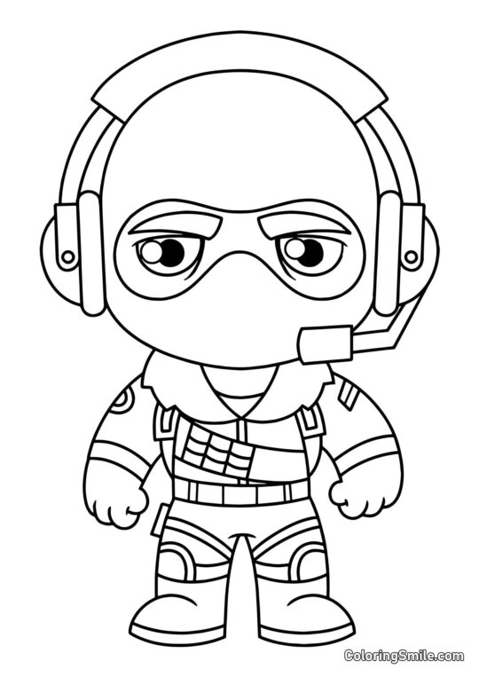 Fortnite Chibi Raptor Fortnite Chibi Raptor - Ausmalbild