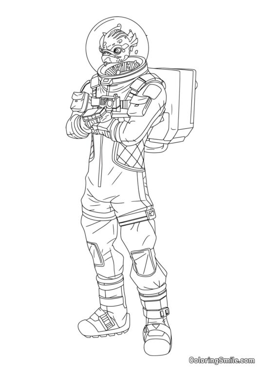 Fortnite Leviathan Fortnite Leviathan - Ausmalbild