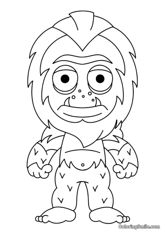 Fortnite Chibi Yeti Fortnite Chibi Yeti - Ausmalbild