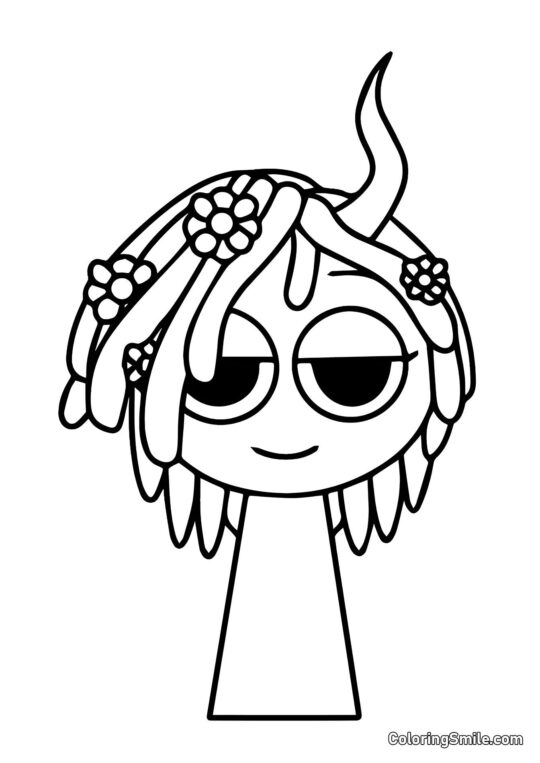 Sprunk Beat Vineria - Ausmalbild